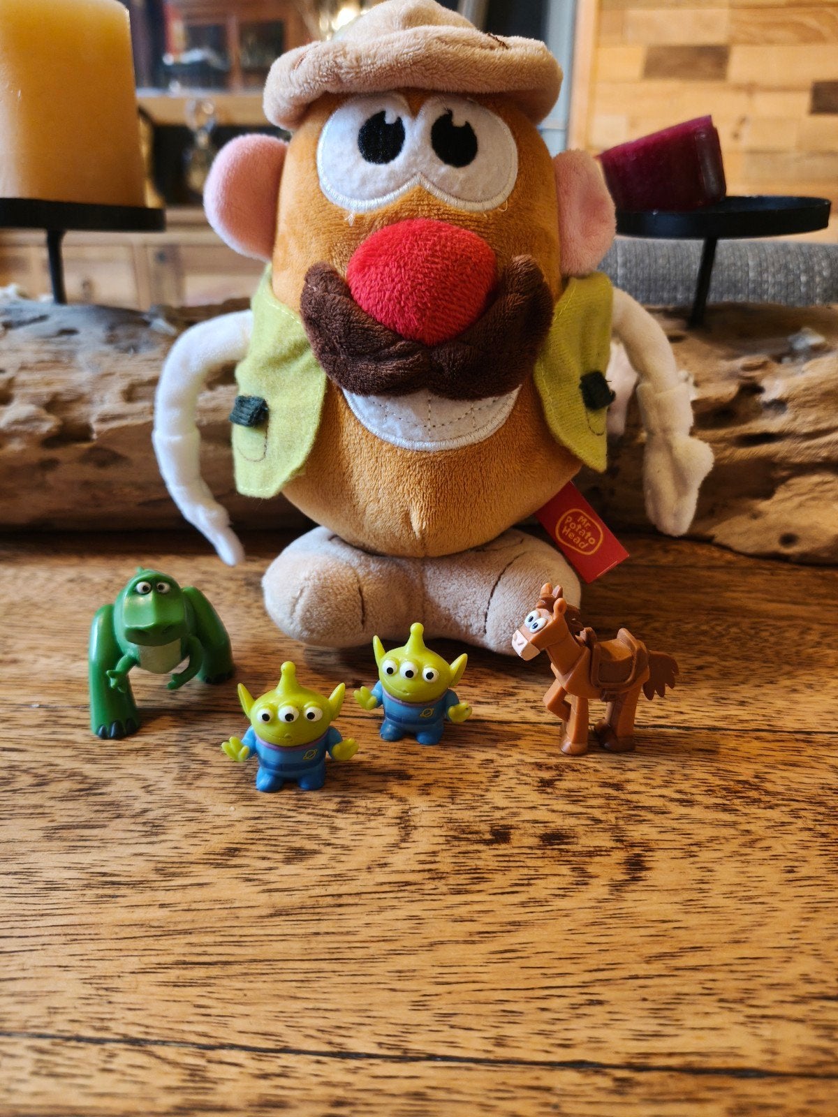 Mr. Potato Head knuffel met Toy Story figuren, Ophalen of Verzenden, Gebruikt