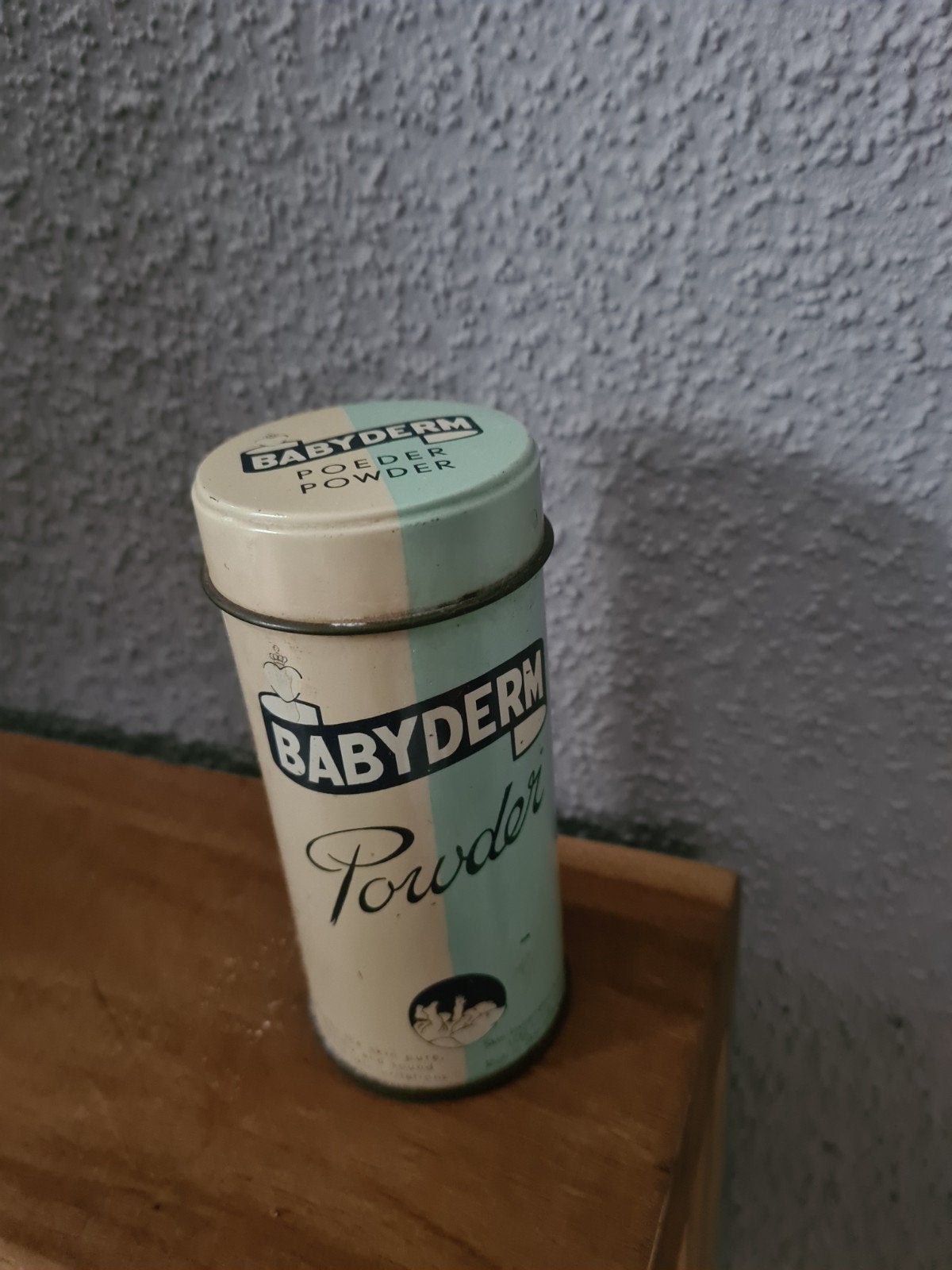Vintage Babyderm Poeder Blik - Decoratief Verzamelobject, Ophalen of Verzenden