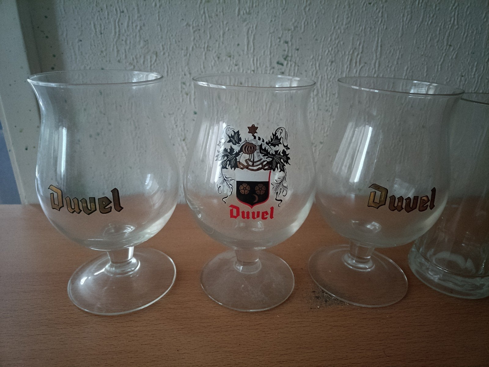 Bierglazen Duvel en Stella Artois, Ophalen, Zo goed als nieuw, Glas of Glazen, Duvel