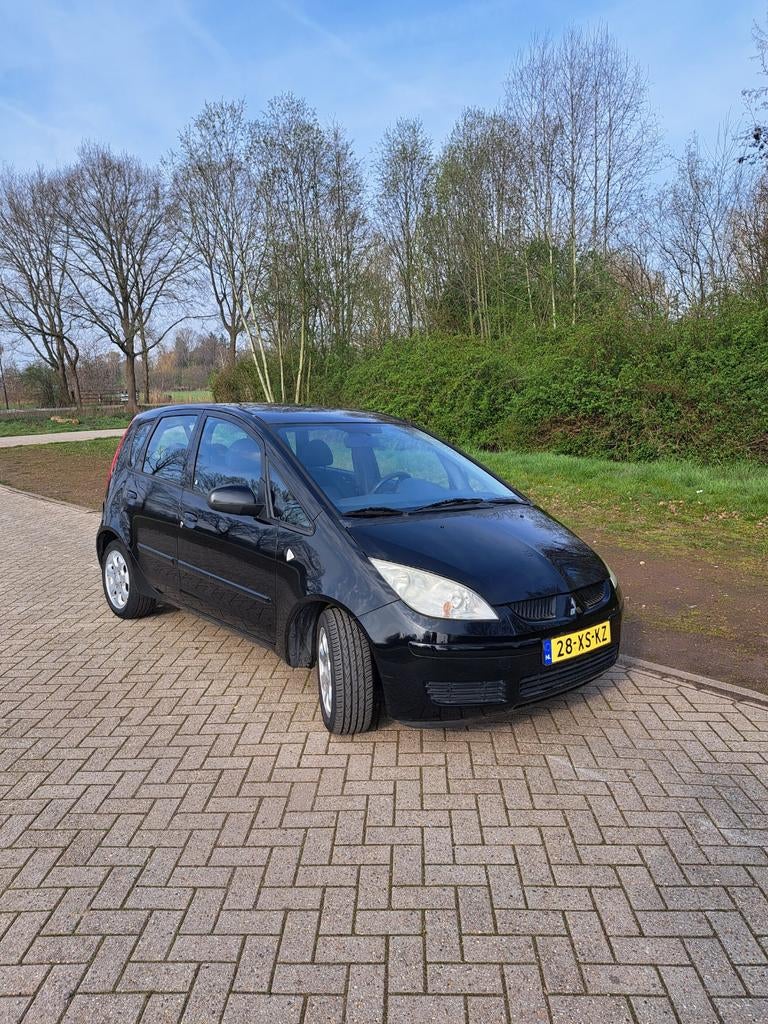 Mitsubishi Colt 1.3 CZ5 2007 Zwart, Stof, 31 €/maand, Origineel Nederlands, Handgeschakeld