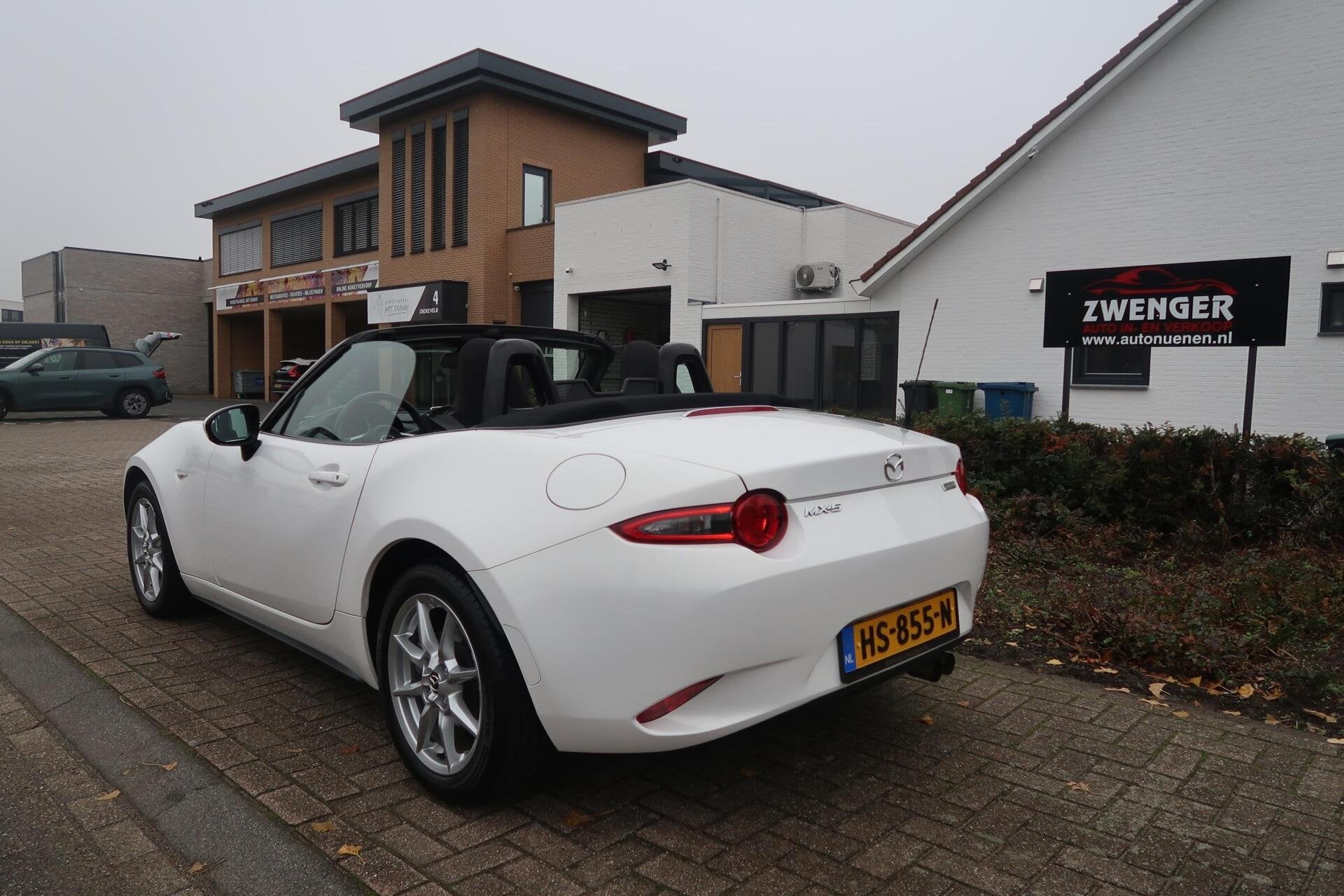 Mazda MX-5 1.5 SkyActiv-G 131 TS 1EIGENAAR|AIRCO|CRUISECONTR, Auto's, Gebruikt, 4 cilinders, Wit, Origineel Nederlands
