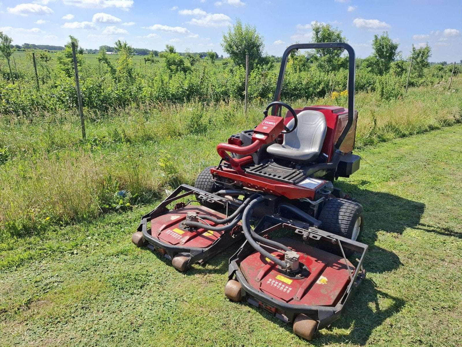 Toro zitmaaier diesel professionelemaaier, Tuin en Terras, Grasmaaiers, Ophalen, Gebruikt, 50 cm of meer