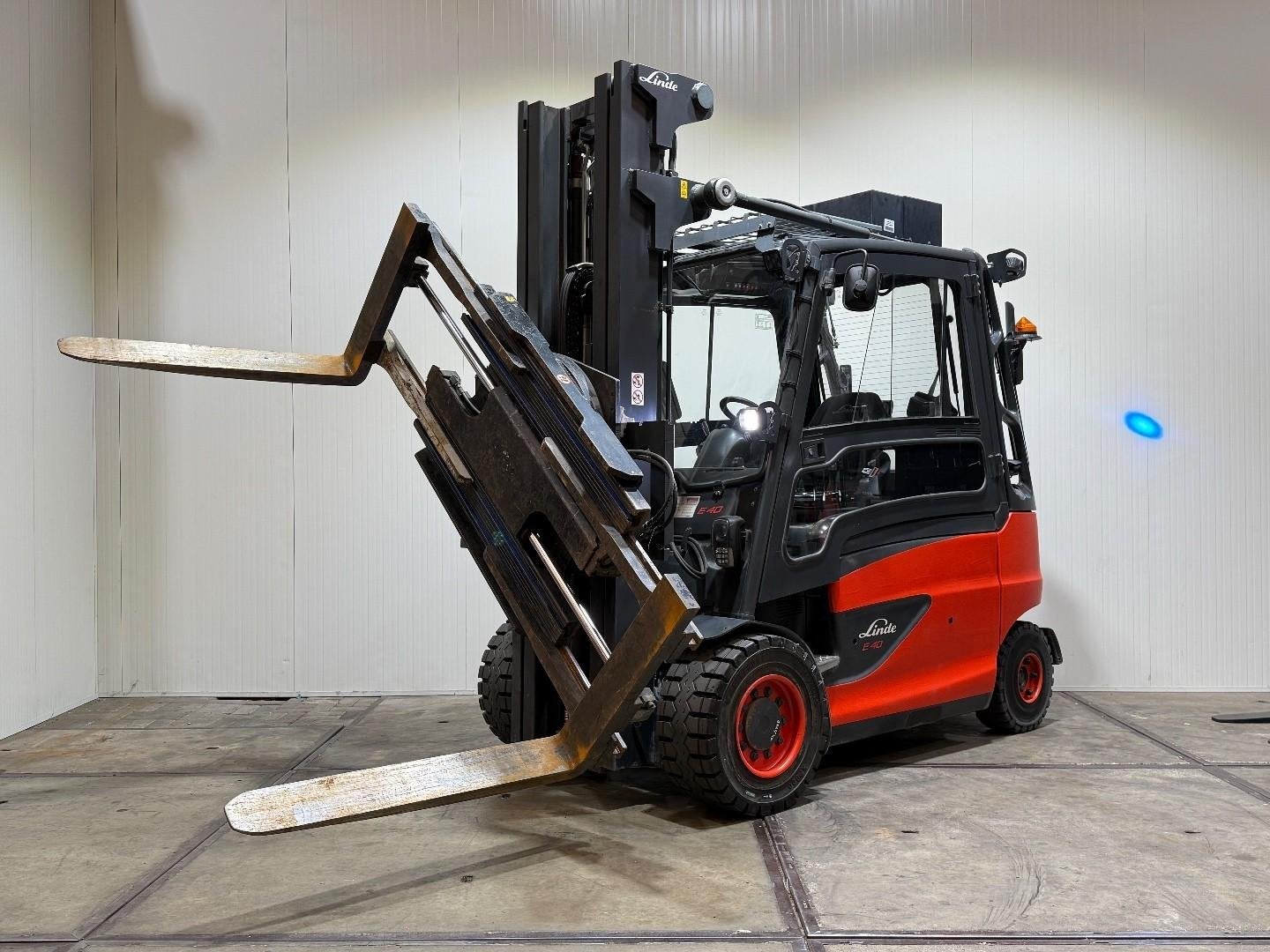 Linde E40-600 Triplex 6M Freelift 6600uur Rotator Kantelaar, Zakelijke goederen, Machines en Bouw | Heftrucks en Intern transport