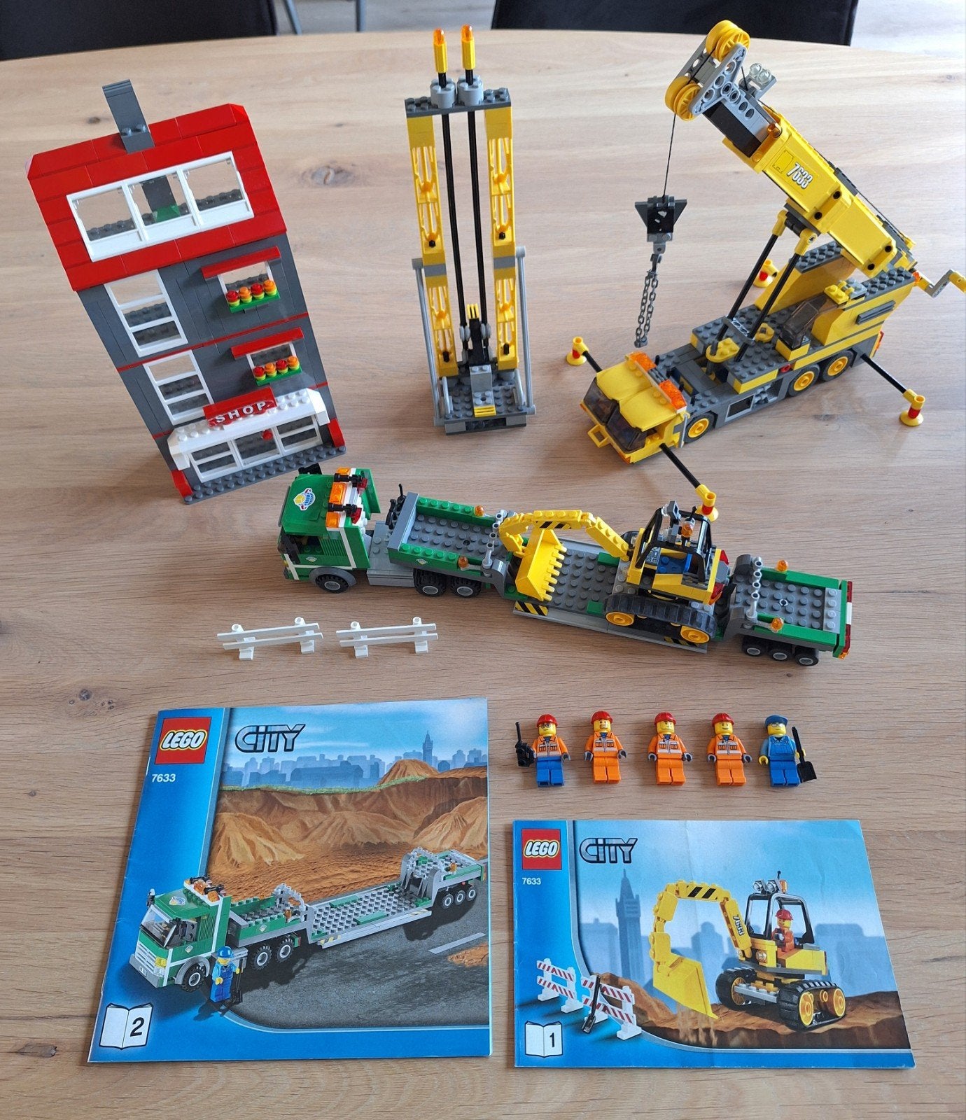 7633 Bouwplaats van Lego City, Kinderen en Baby's, Speelgoed | Duplo en Lego, Lego, Ophalen of Verzenden, Compleet, Complete set