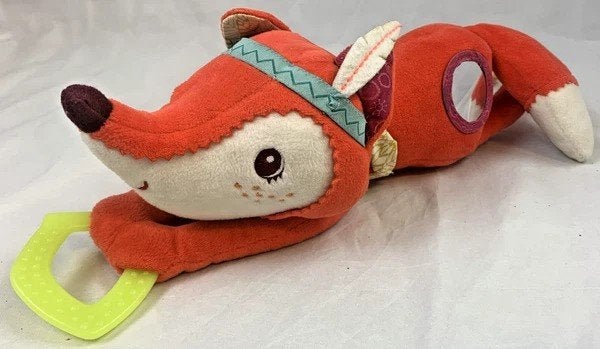 Lilliputiens Alice de Vos knuffel Baby speelgoed Rammelaar