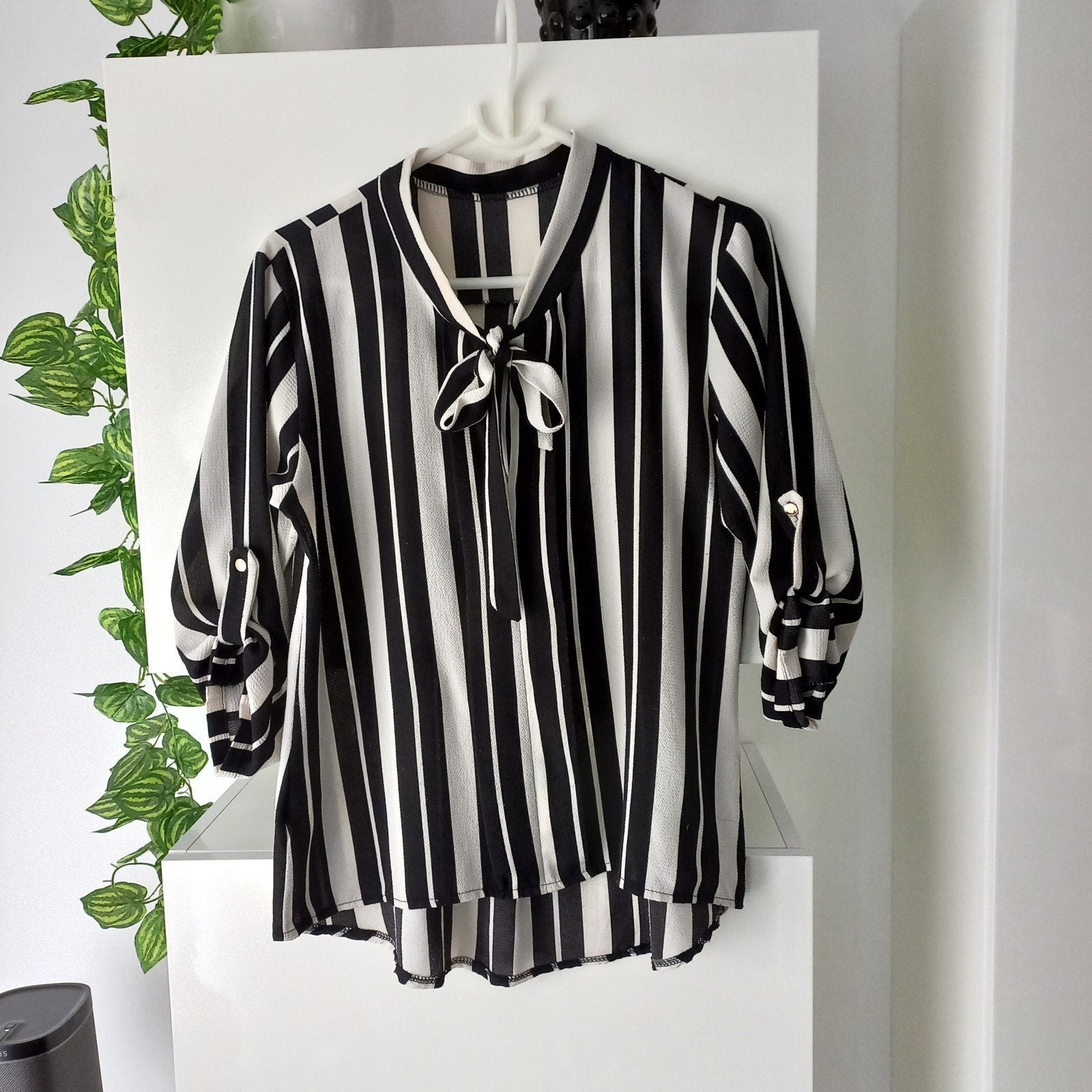leuke tuniek blouse maat S koopje nu, Ophalen of Verzenden, Gedragen, Maat 36 (S), Zwart