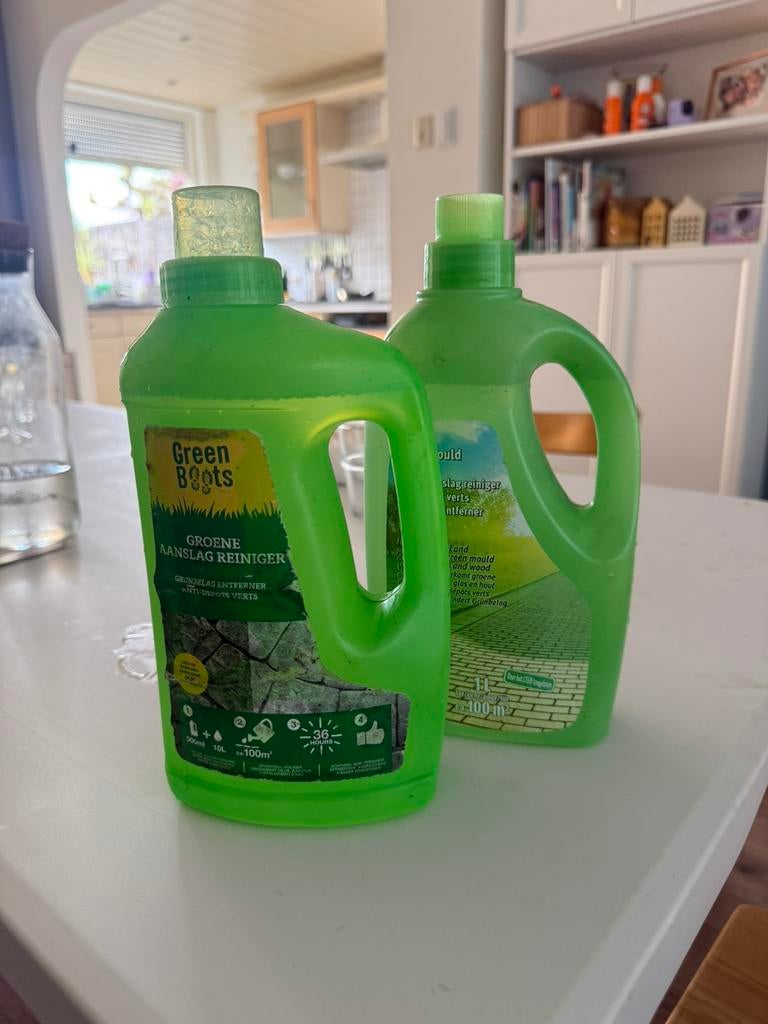 Groene aanslag reiniger verwijderaar mos, tuintegels 2 liter, Ophalen, Schoonmaakmiddel