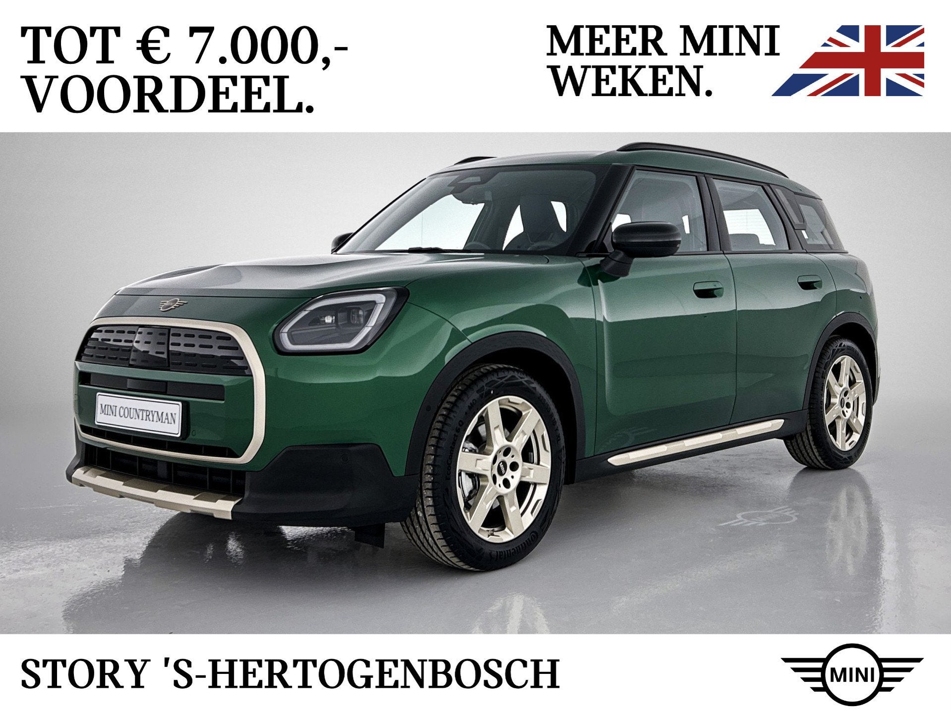 MINI Countryman E / Favoured / Pakket S / 18" Asteroid Spoke, Auto's, Dealer onderhouden, Countryman, Leder, Nieuw