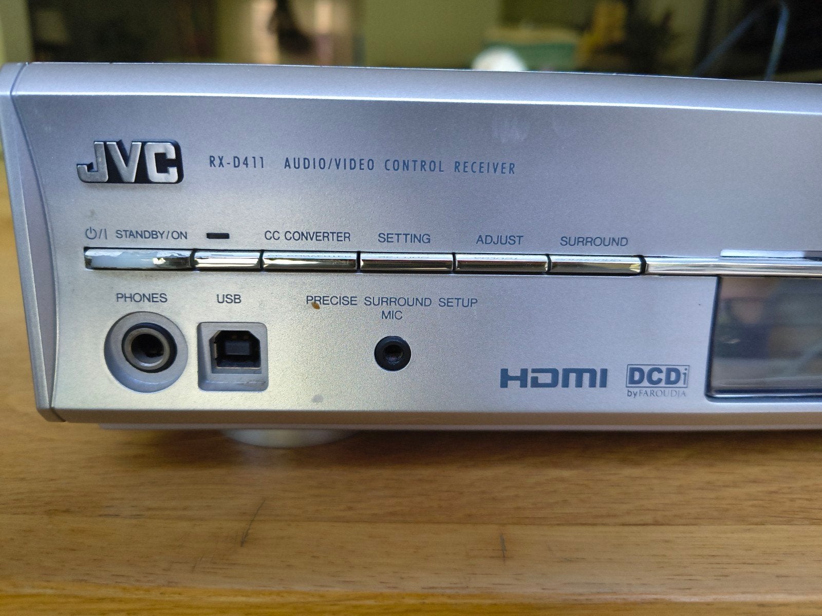 JVC RX-D411S Audio/Video Dolby Digital 7.1 AV Receiver met H, Audio, Tv en Foto, Versterkers en Receivers, Gebruikt, JVC, Ophalen of Verzenden