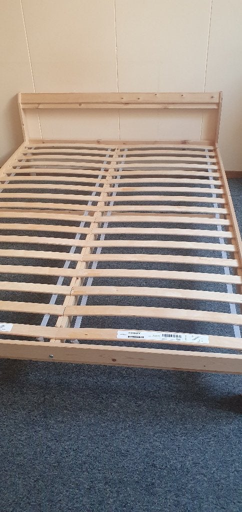 Bed, Ophalen, Tweepersoons, 140 cm, Zo goed als nieuw