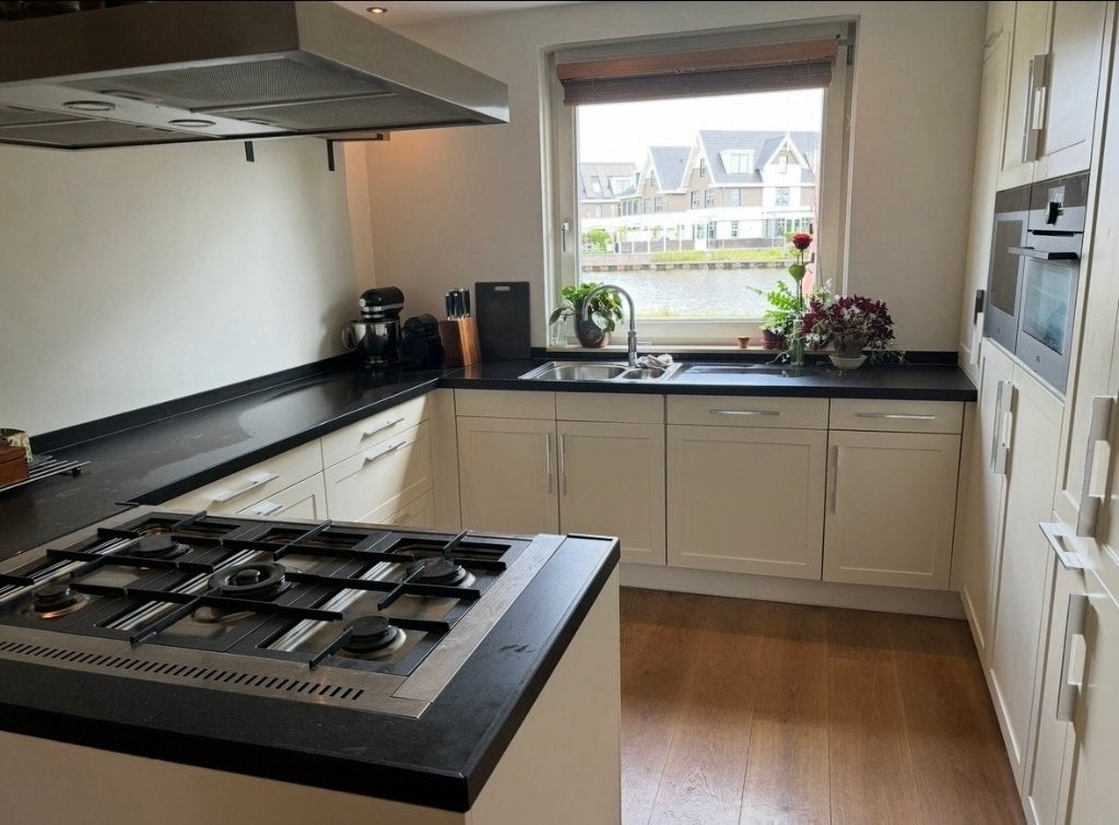 Bijna gratis per 5-10: keuken incl gasfornhuis+quooker kraan, Ophalen, Gebruikt, U-keuken, Composiet