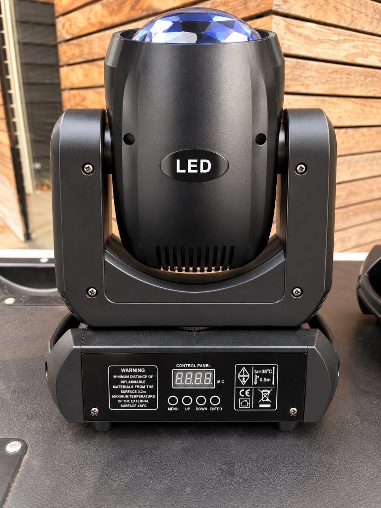 150W LED Beam Moving Head – DMX – Prisma – DJ Verlichting, Ophalen of Verzenden, Zo goed als nieuw, Licht, Geluidgestuurd