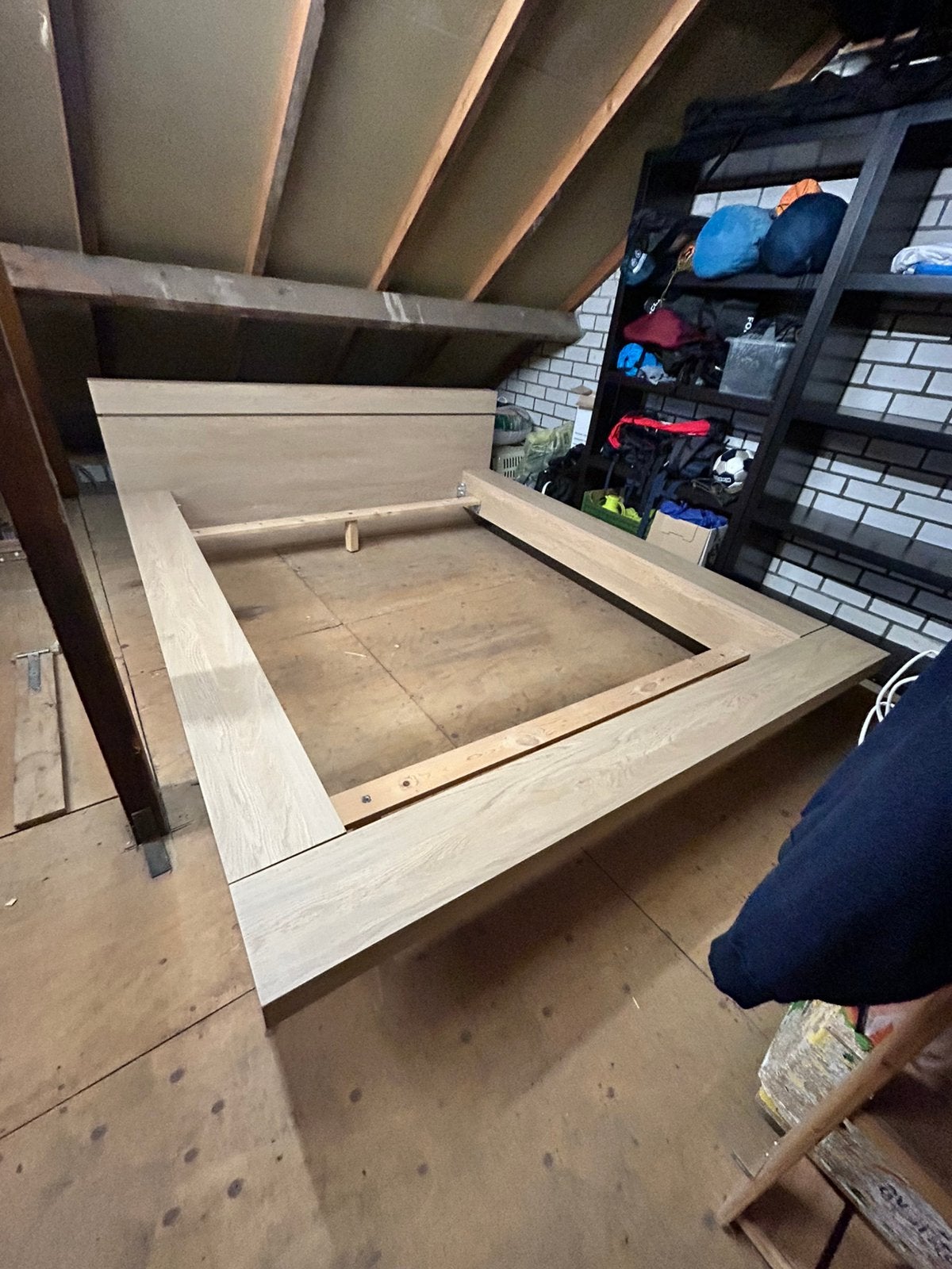 Bedombouw 210x160, Ophalen, Gebruikt, 210 cm, Tweepersoons