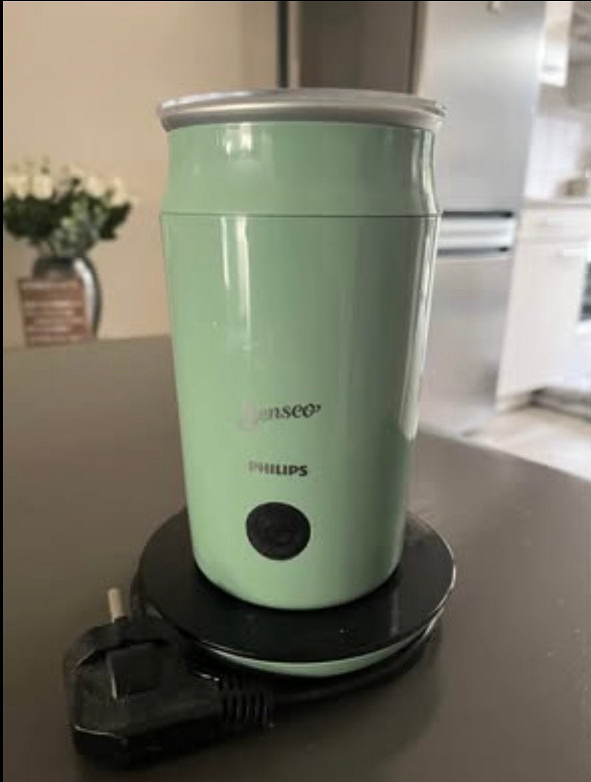 Philips Senseo Milk Twister CA6500t - Mintgroen, Witgoed en Apparatuur, Ophalen, Zo goed als nieuw, Elektrische melkopschuimer
