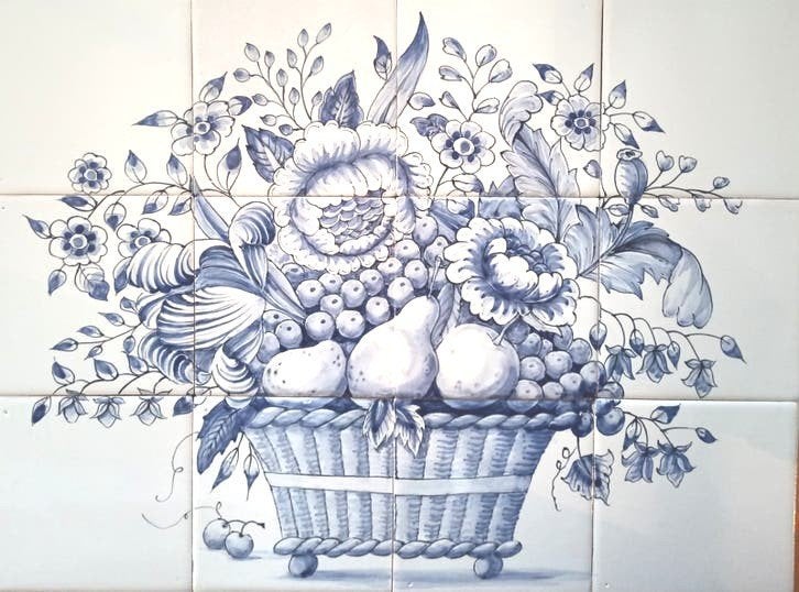 Klassieke tegels, blauw, jouw idee handgemaakt, nieuw!, Keramiek, Nieuw, Minder dan 20 cm, 10 m² of meer