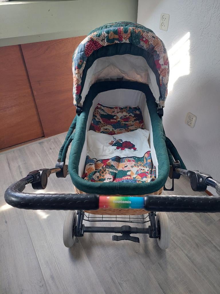 Kinder combi wandelwagen., Gebruikt, Combiwagen, Verstelbare duwstang, Ophalen