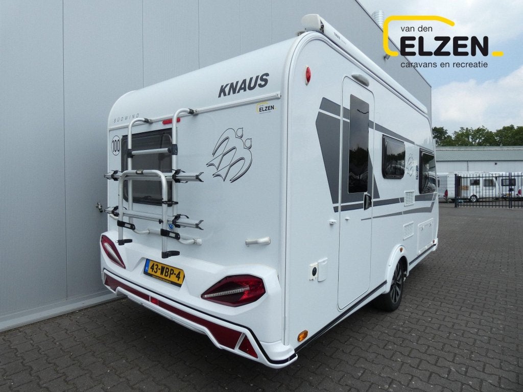 Knaus Sudwind 60 Years 420 QD Mover, luifel, fietsendr., Caravans en Kamperen, Caravans, Bedrijf, Treinzit, Tot en met 3, 4 tot 5 meter