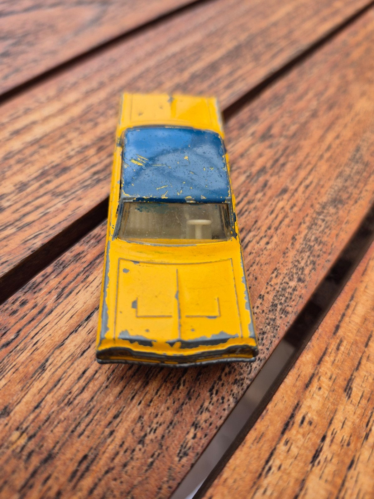 Matchbox Chevrolet Impala Taxi - Vintage Speelgoedauto, Overige merken, Gebruikt, 1:50 of kleiner, Auto