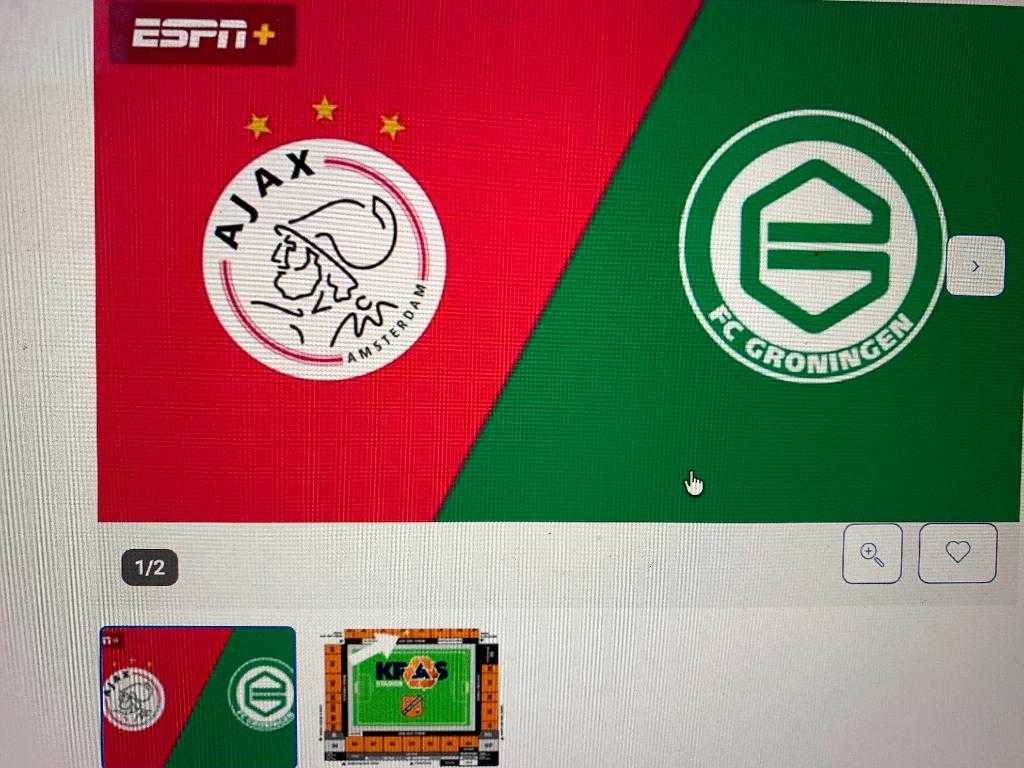Ajax-Groningen, Tickets en Kaartjes, Losse kaart, Eén persoon, Mei
