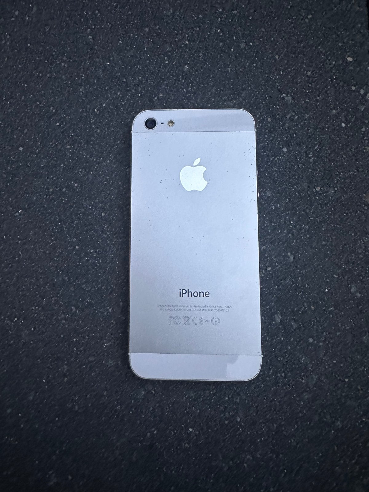 iPhone 5, Telecommunicatie, Mobiele telefoons | Apple iPhone, Ophalen of Verzenden, Niet werkend, Zilver, IPhone 5