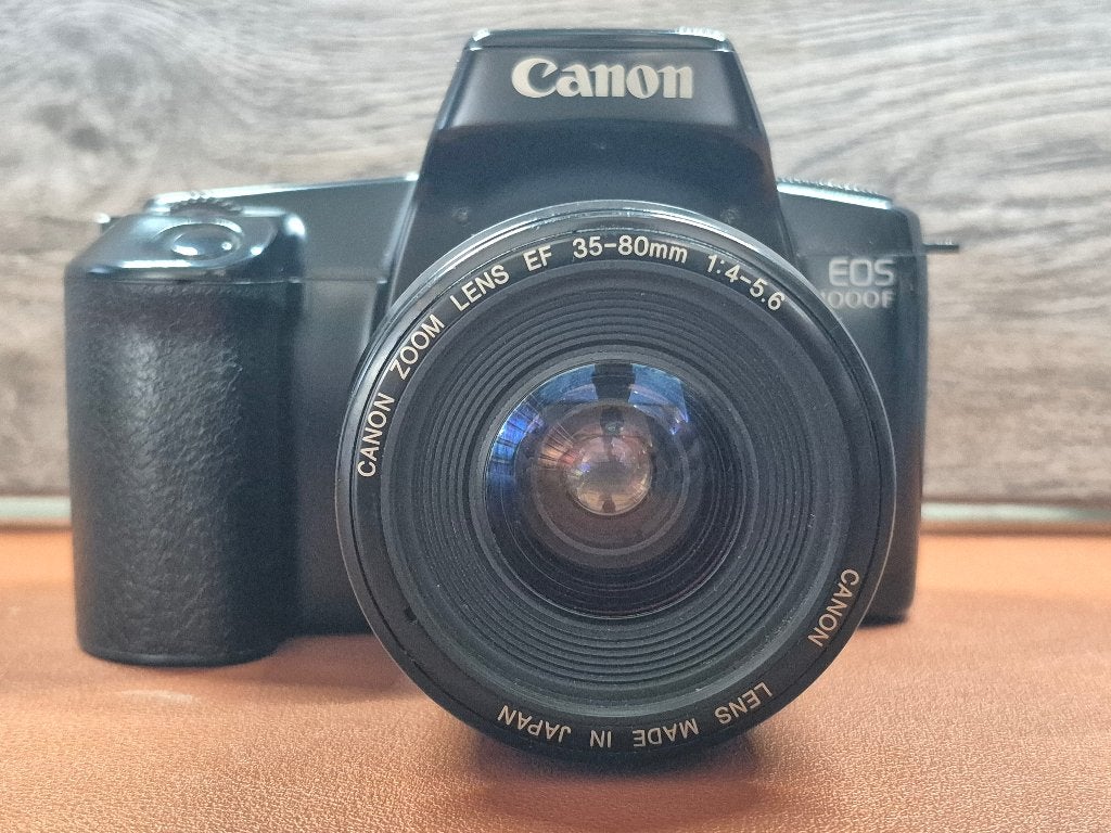 Canon EOS 1000F Spiegelreflexcamera met EF 35-80mm lens, Audio, Tv en Foto, Ophalen of Verzenden, Gebruikt, Spiegelreflex, Canon