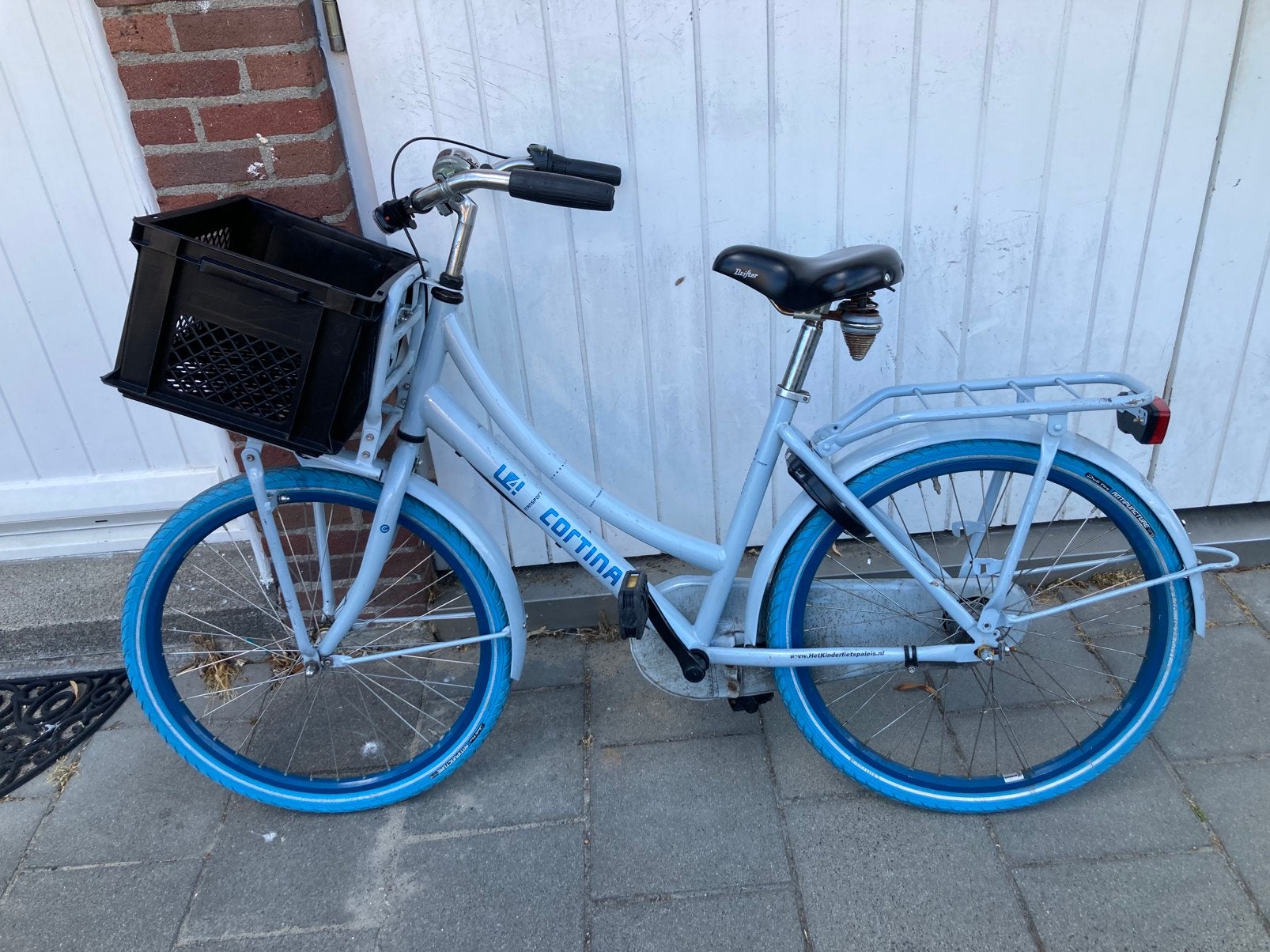 Kinderfiets U4 Cortina 24 inch, Ophalen, Gebruikt, Terugtraprem, 24 inch