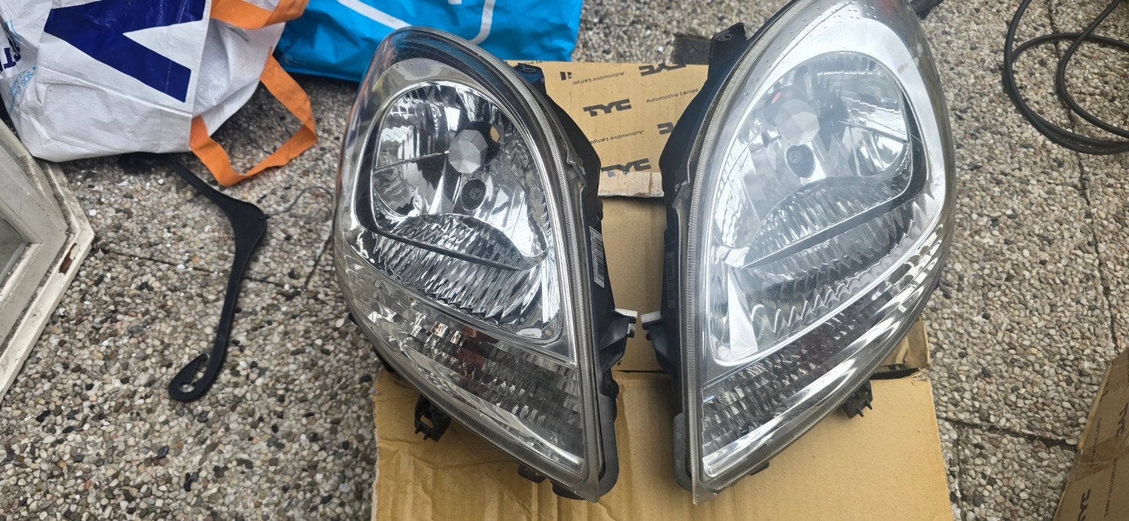Koplampen Renault Kangoo (set van 2), Ophalen of Verzenden, Gebruikt, Renault