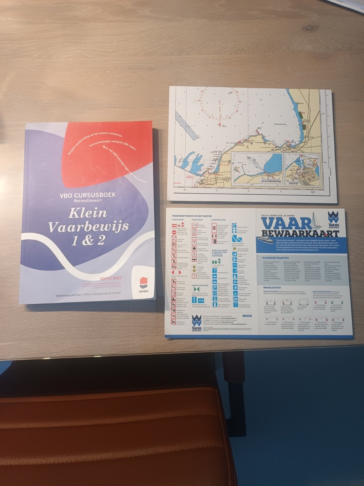 VBO Cursusboek Klein Vaarbewijs 1 & 2 (Editie 2022), Ophalen of Verzenden, Zo goed als nieuw, Overige niveaus, VBO