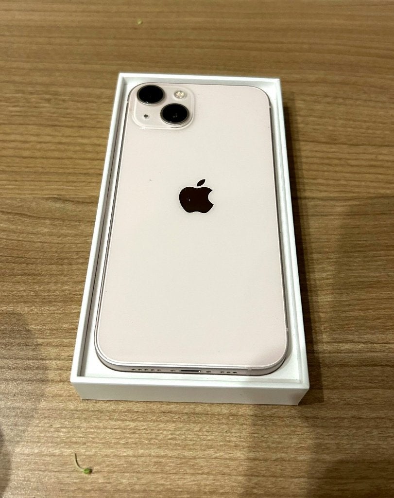 iPhone 13 128GB roze – met doos en Burga hoesje, Ophalen, Zonder abonnement, 128 GB, Gebruikt