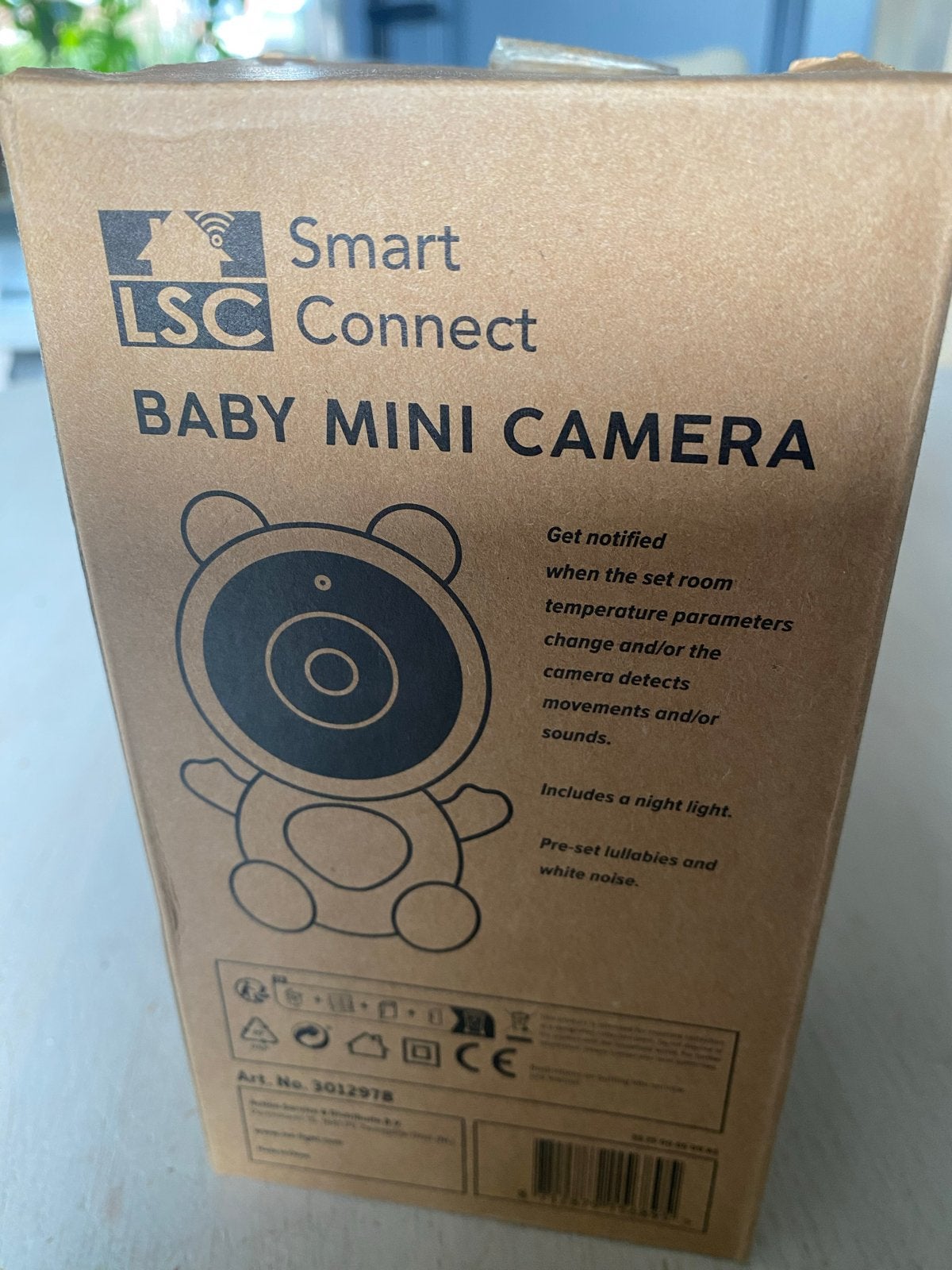 LSC Smart Connect Babyfoon met camera en app, Ophalen of Verzenden, Zo goed als nieuw, Camera