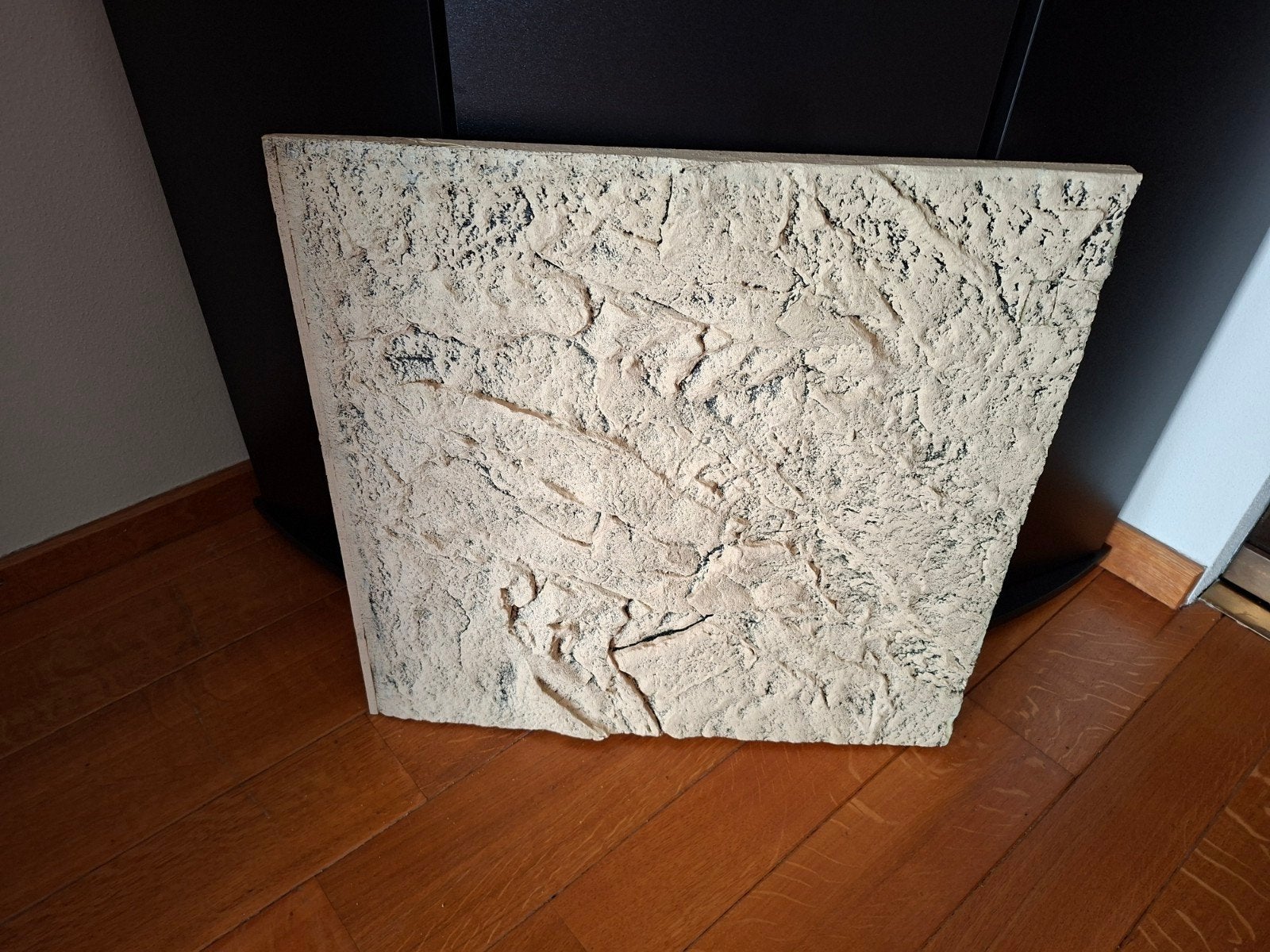 Nieuwe aquarium achterwand, Ophalen, Leeg aquarium