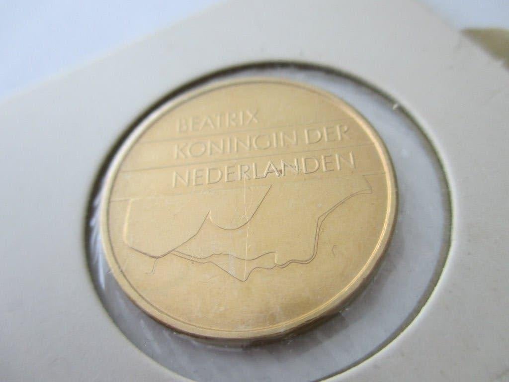 Gulden 1983 verguld, Ophalen of Verzenden, Koningin Beatrix, 1 gulden, Losse munt