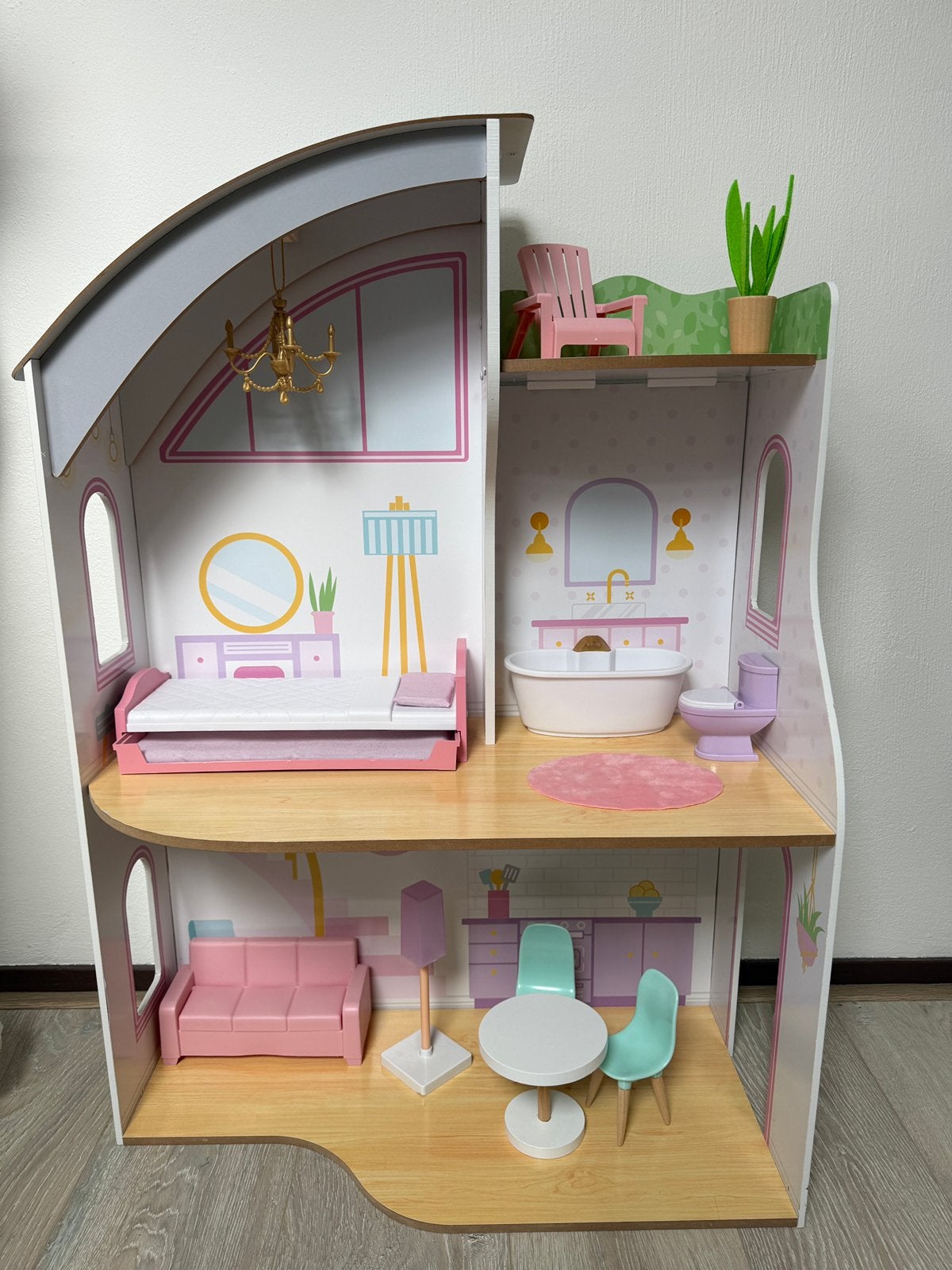 KidKraft Elise Poppenhuis, Ophalen, Zo goed als nieuw, Poppenhuis