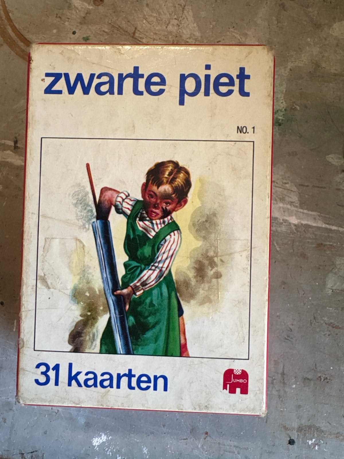 Zwarte Piet Kaartspel Jumbo (31 kaarten), Een of twee spelers, Ophalen of Verzenden, Gebruikt