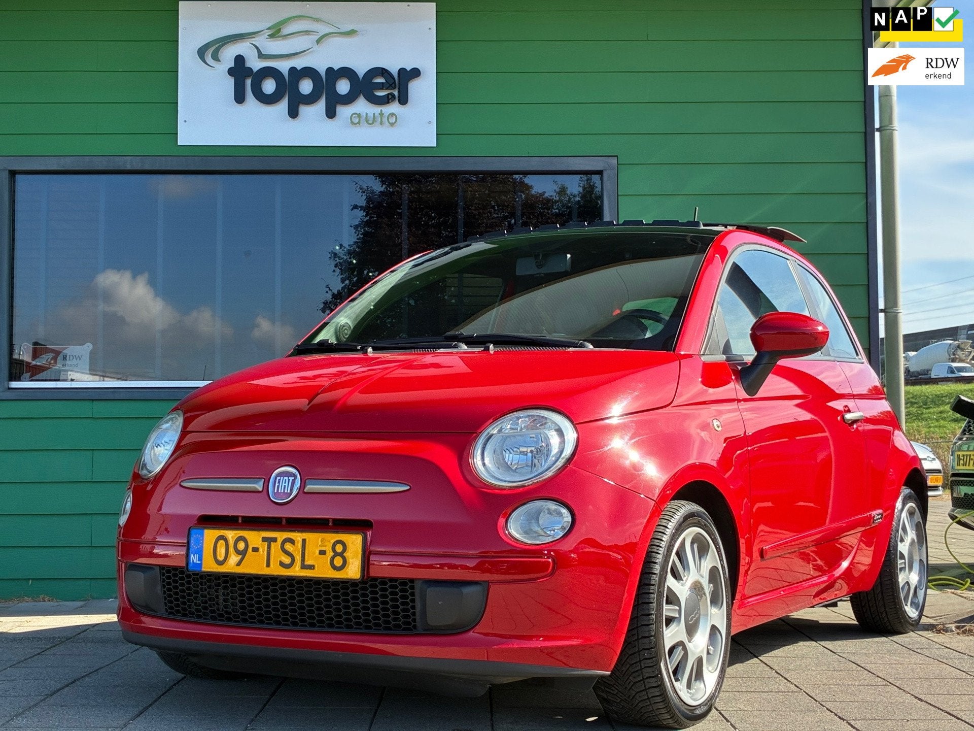 Fiat 500 0.9 TwinAir Plus|Schuif/KantelDak|Airco|LM-Velgen|T, Auto's, Voorwielaandrijving, Euro 5, 86 pk, Gebruikt