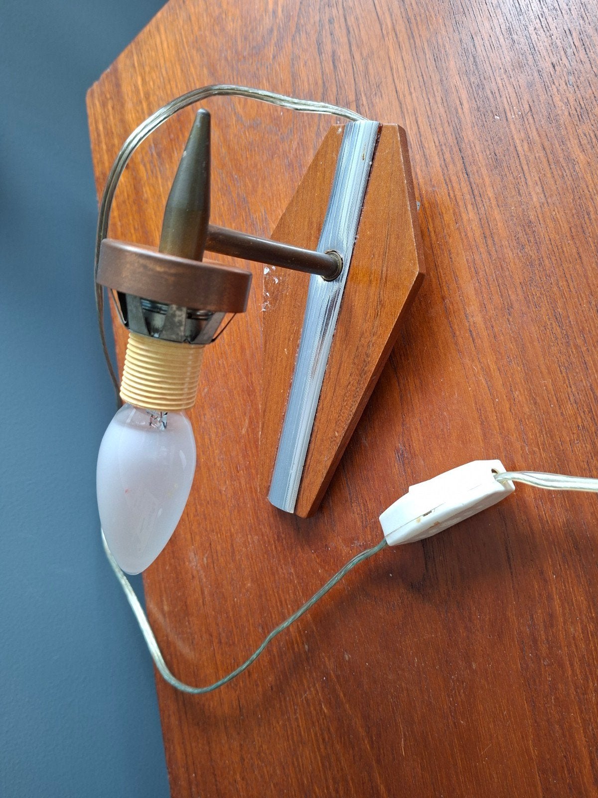 Antiek lampje, Ophalen, Gebruikt, Glas