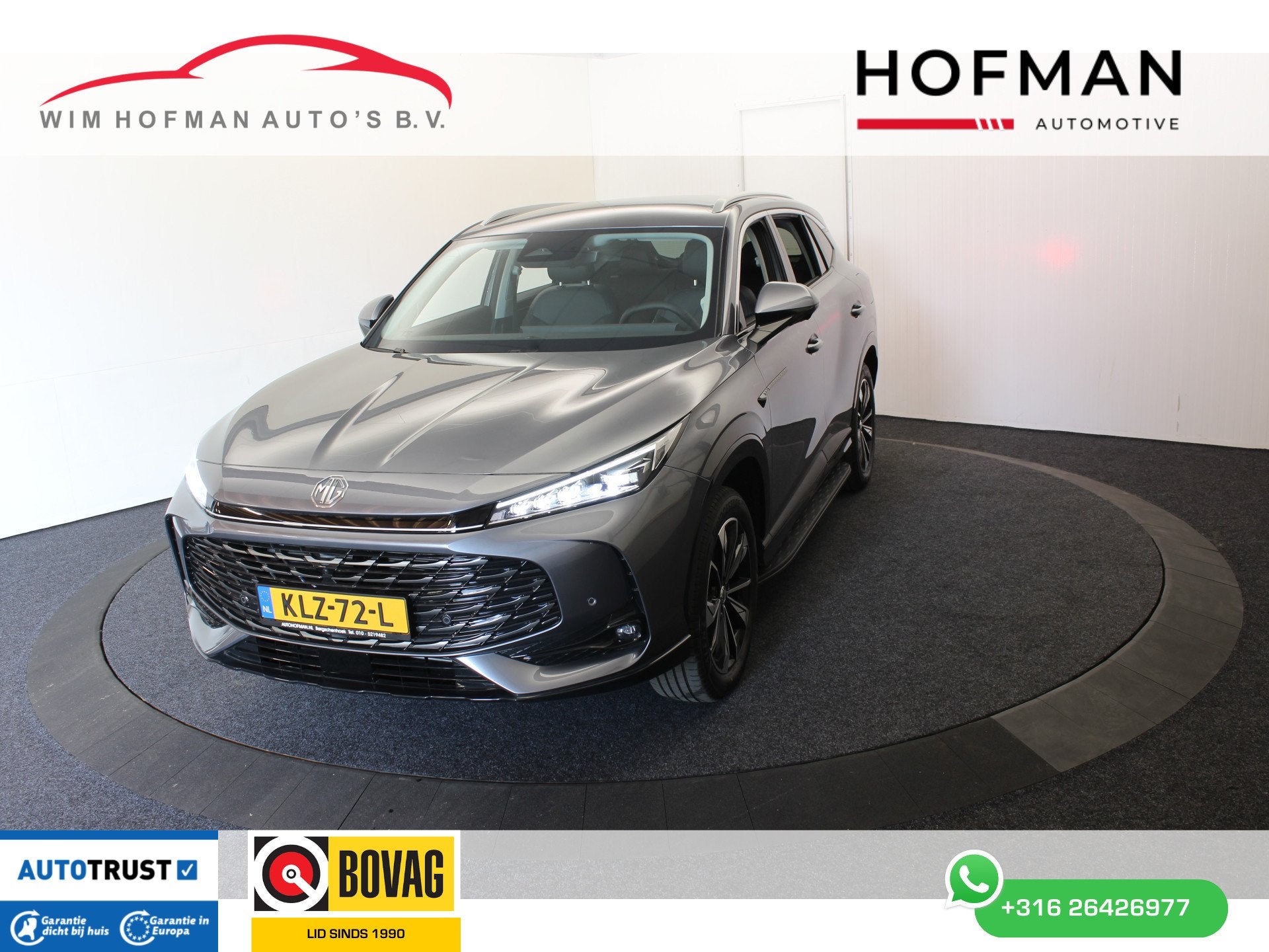 MG MG HS PHEV 1.5 Luxury NIEUW 272PK 1500KG trekgew 100Km el, Gebruikt, 4 cilinders, Hybride Elektrisch/Benzine, SUV of Terreinwagen