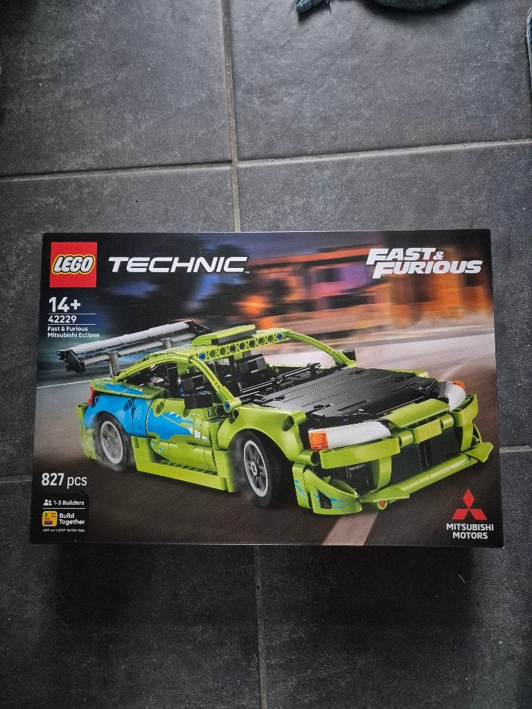 lego technic Fast and Furious Mitsubishi Eclipse auto 42229, Lego, Nieuw, Ophalen of Verzenden, Technic