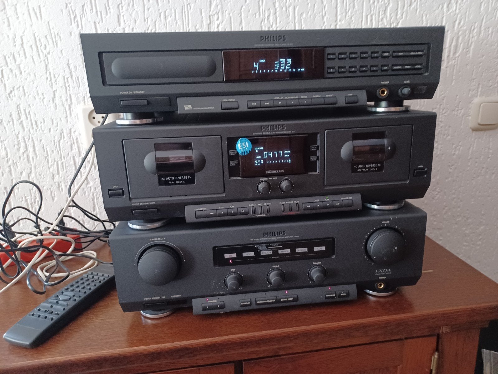 Philips 900 serie stereo set, Ophalen, Cassettedeck, Philips, Losse componenten