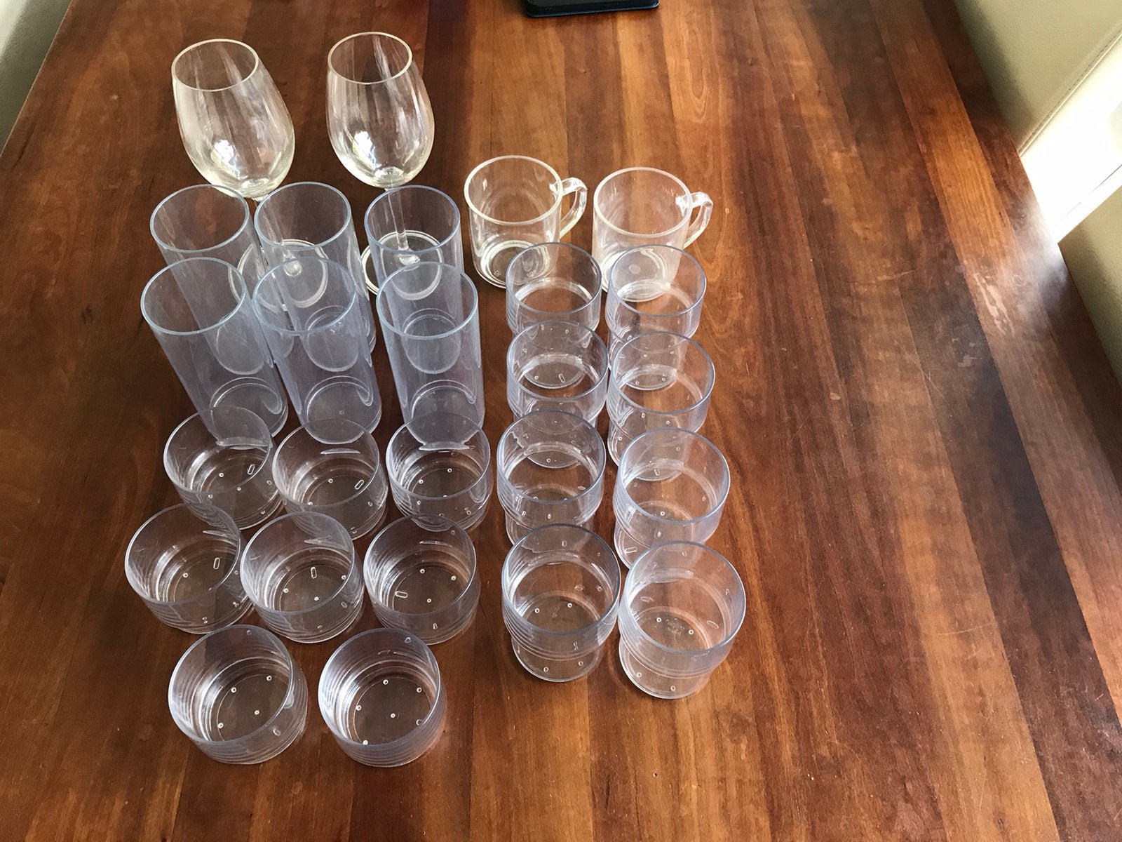 28 delig glasservies Mepal, Ophalen of Verzenden, Gebruikt