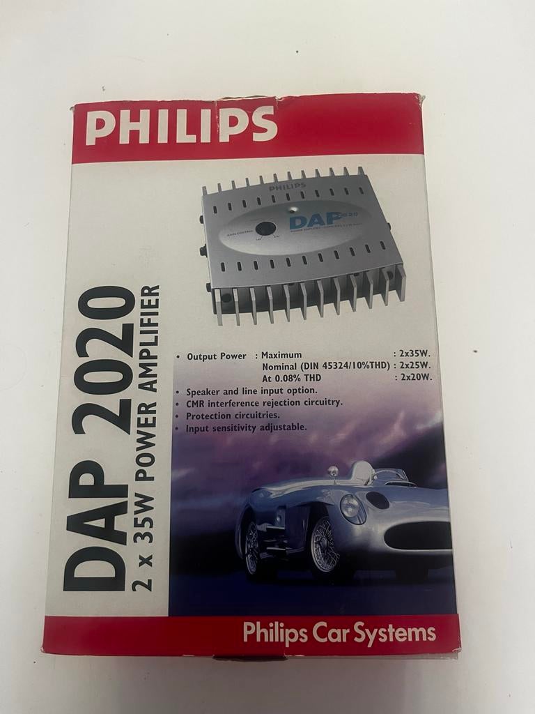 Philips DAP 2020 Car Power Amplifier - Nieuw in doos, Ophalen of Verzenden, Nieuw