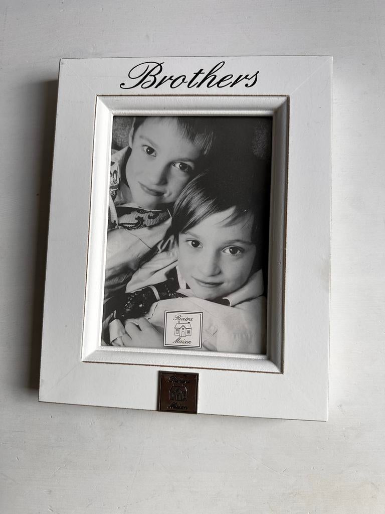 Fotolijst 'Brothers' Rivièra Maison, Ophalen of Verzenden, Gebruikt, Hout