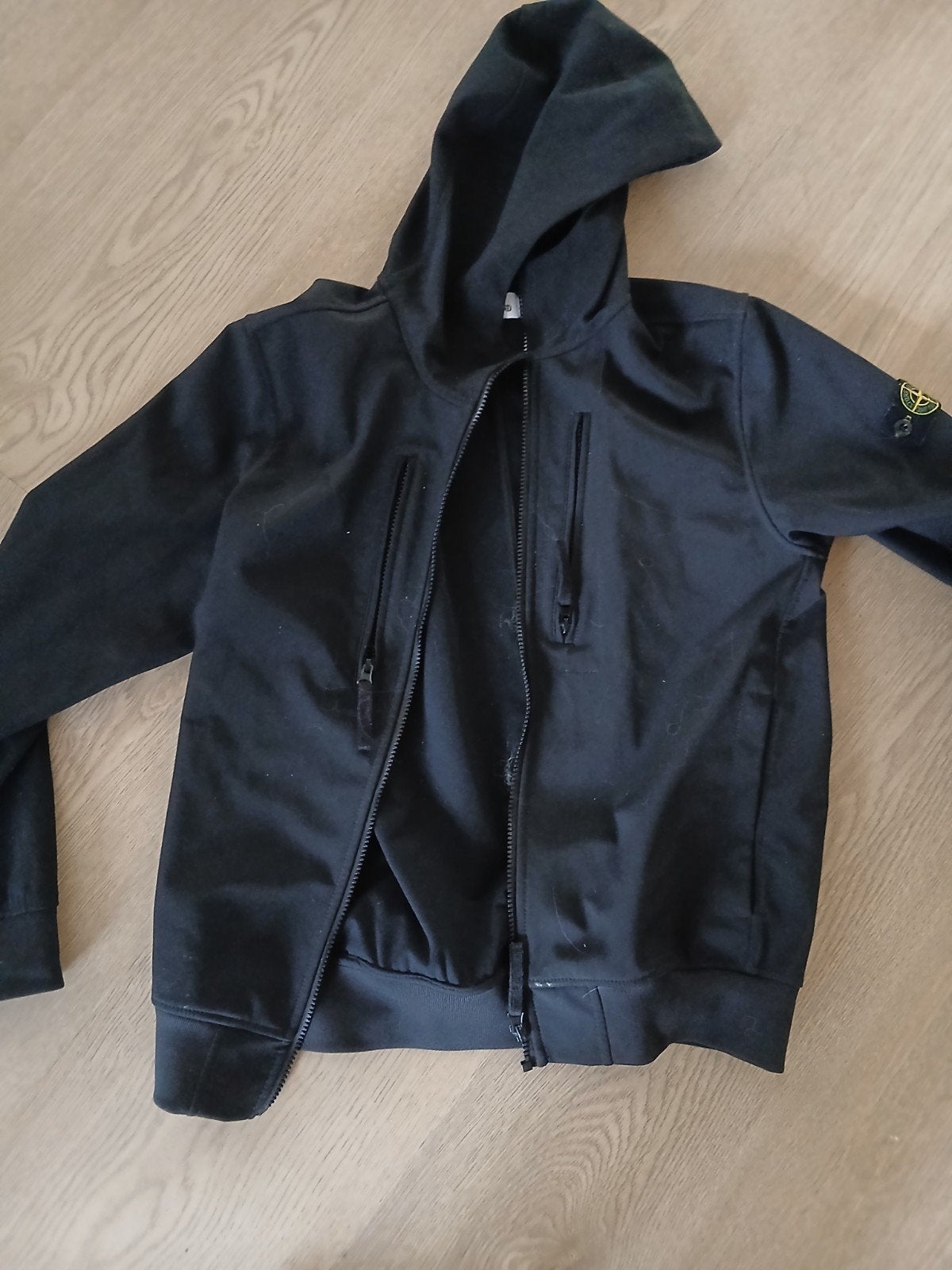 jas stone island maat 170 Zwart, Ophalen of Verzenden, Zo goed als nieuw, Overige maten, Zwart
