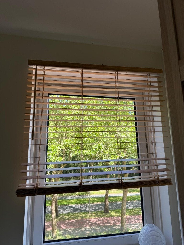 Vecklarfly IKEA blinds Bamboo 120x155 (x2), Ophalen, Jaloezie, 122 cm, Bruin
