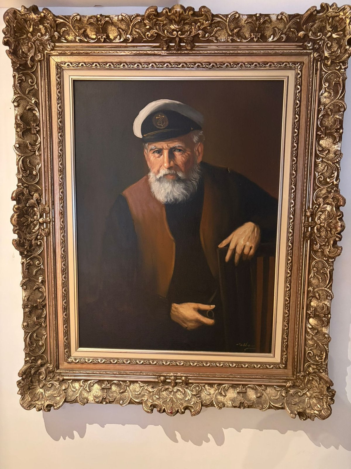 Groot schilderij, Ophalen