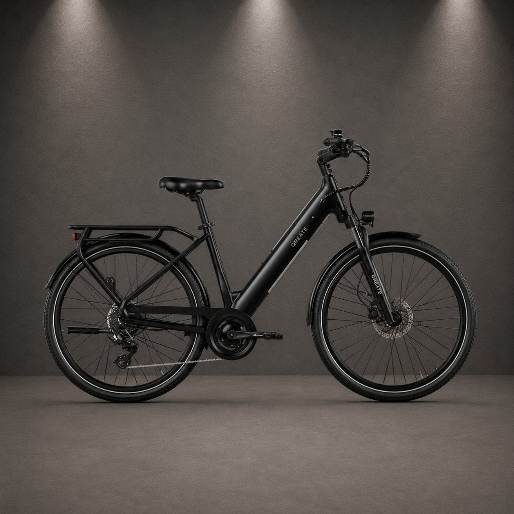 E-bike Qreate City Air | gratis kettingslot | Garantie, Ophalen of Verzenden, Nieuw, 50 km per accu of meer, Overige merken