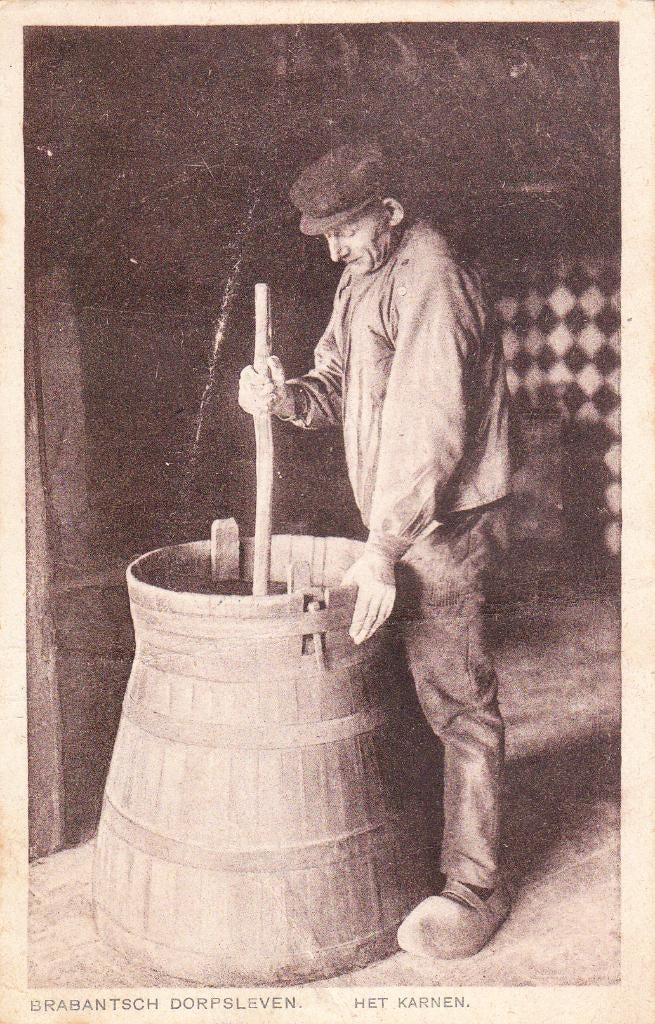 08640 Brabant - Brabantsch dorpsleven het Karnen - gel. 1929, Verzenden, 1920 tot 1940, Gelopen, Noord-Brabant