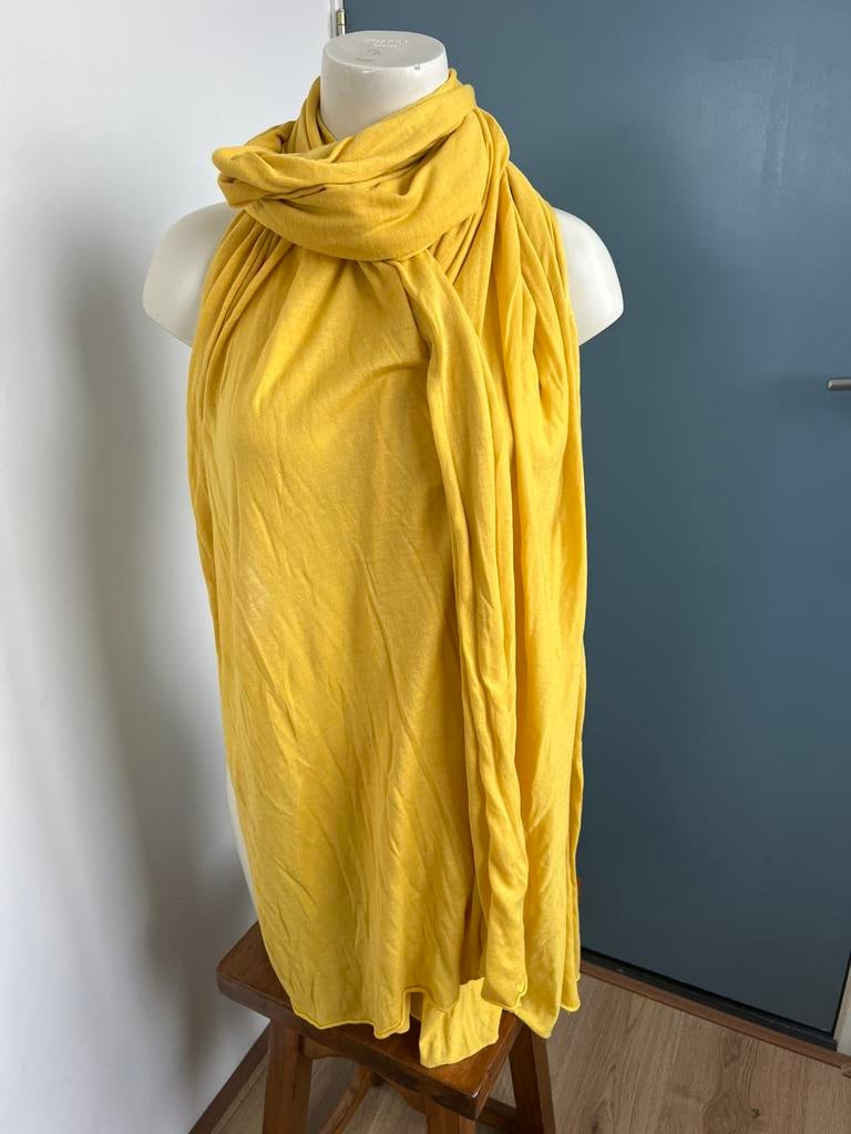 Dear cashmere Grote dunne gebreide gele geel sjaal, Kleding | Dames, Mutsen, Sjaals en Handschoenen, Maat 46/48 (XL) of groter