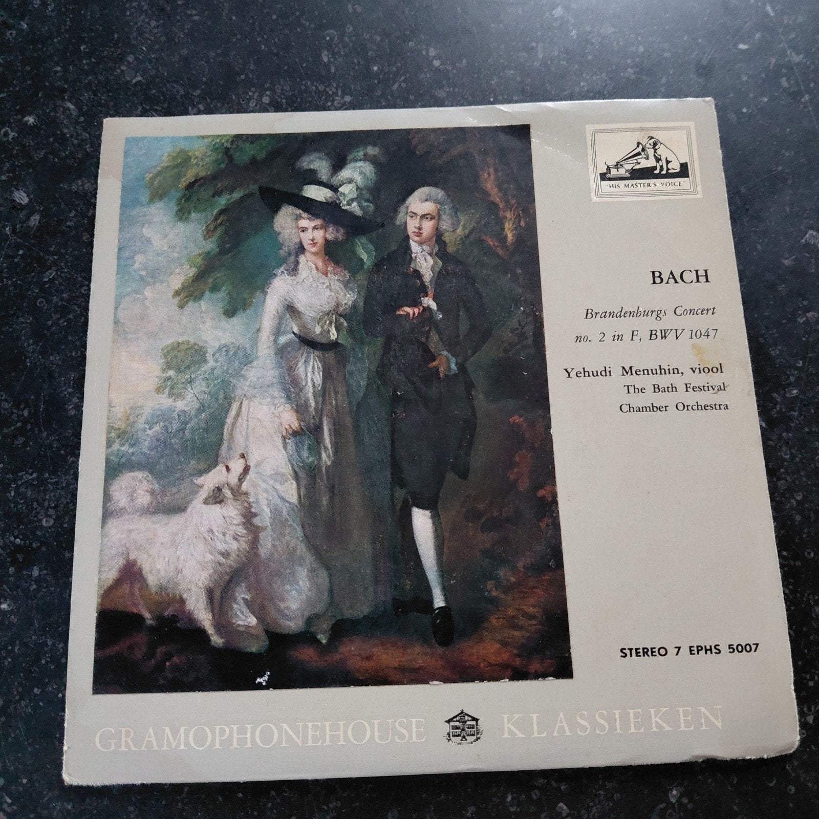 Bach: Brandenburgs Concert no 2 in F, BWV 1047 - Yehudi Menu, Ophalen of Verzenden, Gebruikt