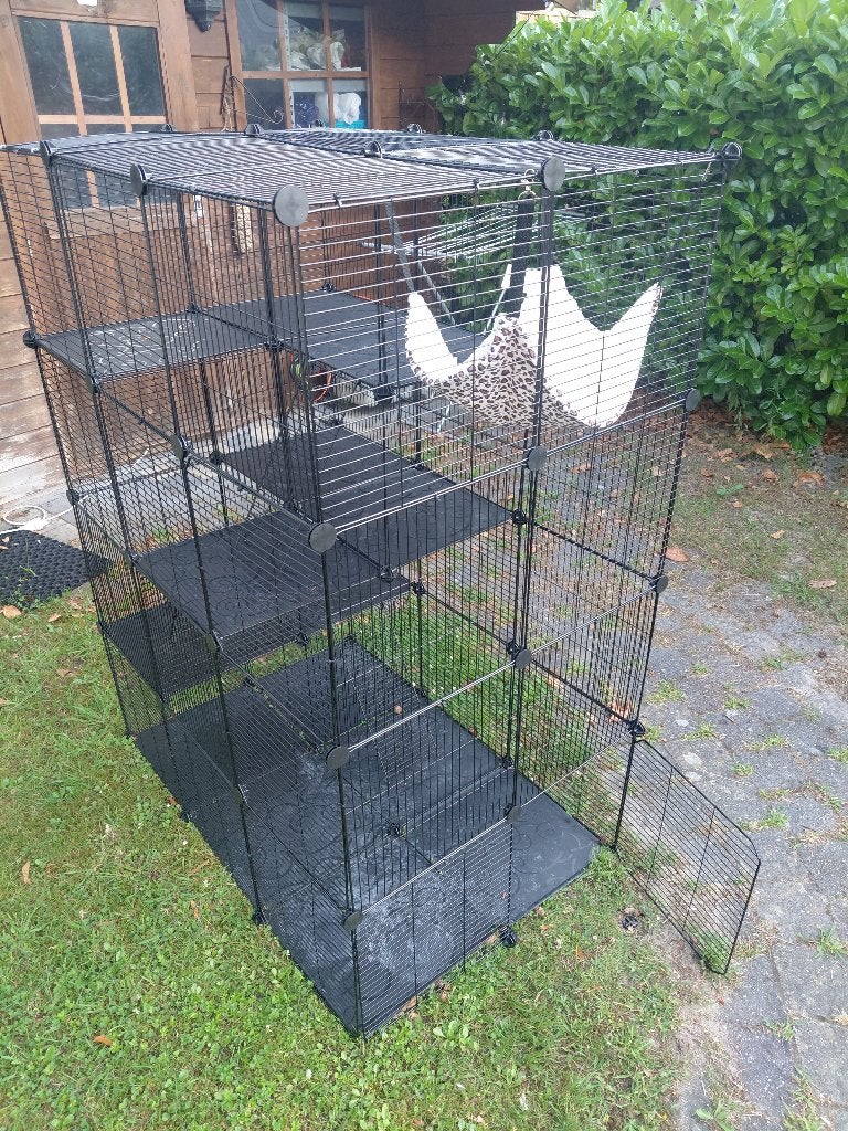 Binnenkooi/buitenkooi, Ophalen, Kooi, Zo goed als nieuw, 90 cm of meer